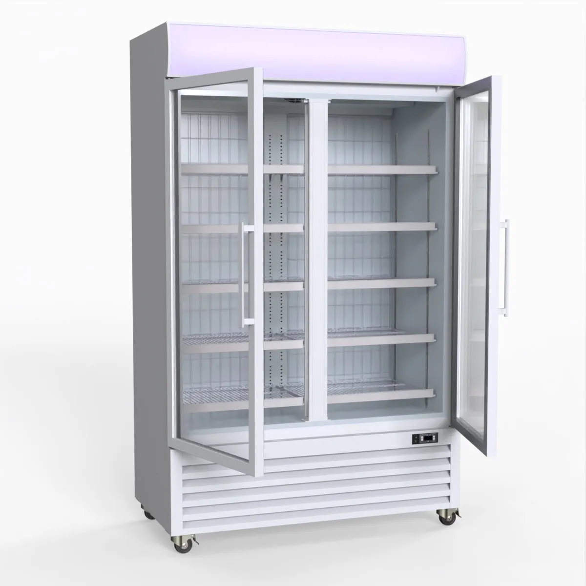 Thermaster 800L Upright Double Glass Door Freezer  LG-800PF