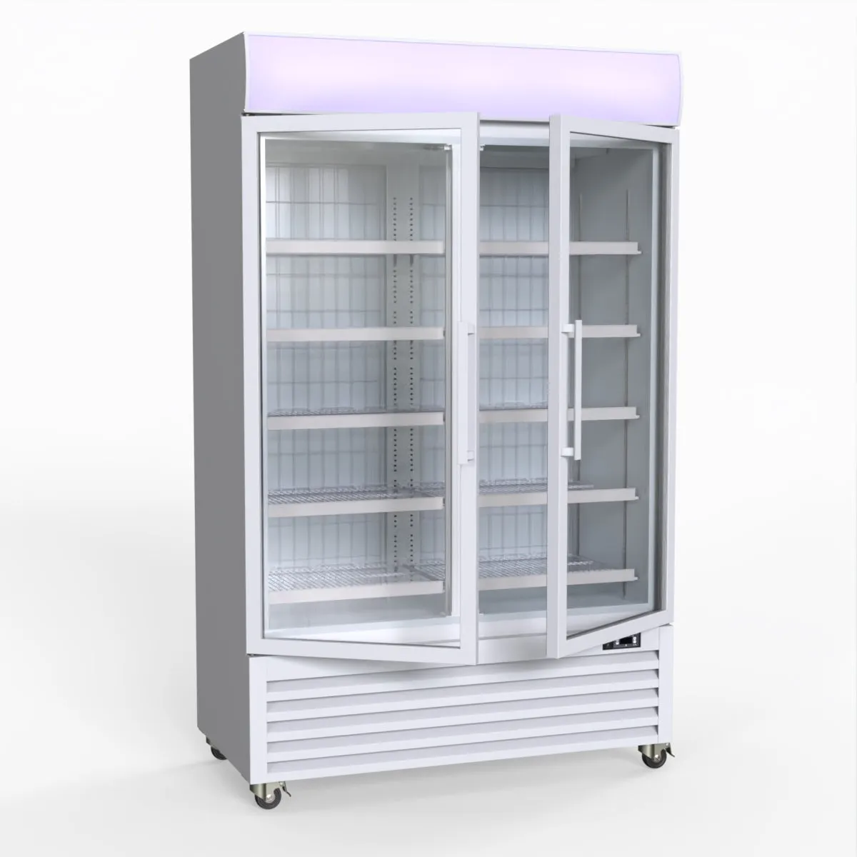 Thermaster 800L Upright Double Glass Door Freezer  LG-800PF