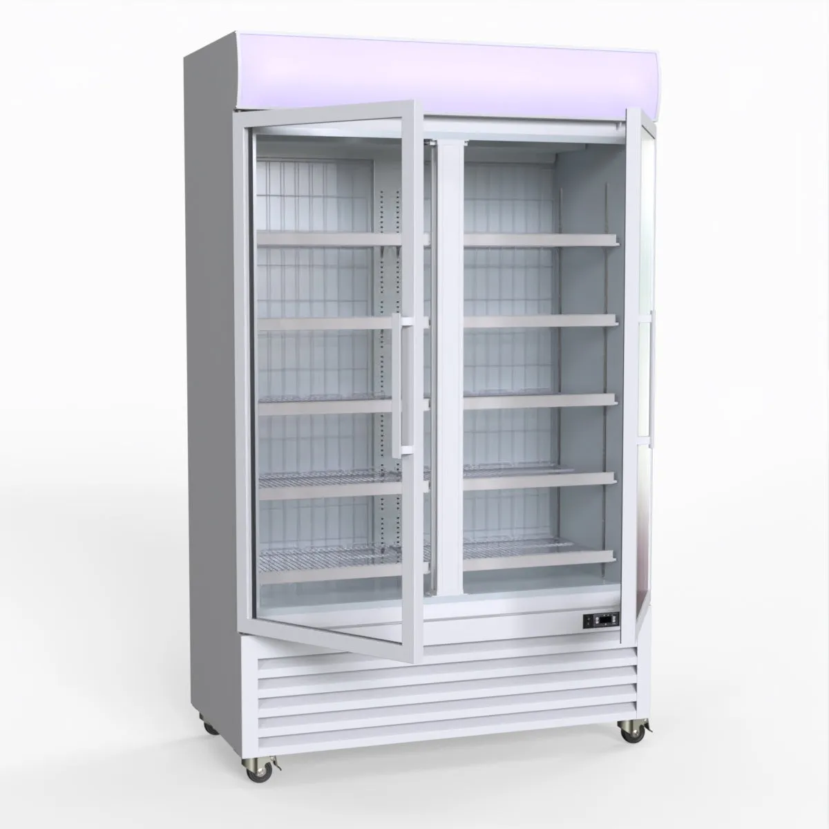 Thermaster 800L Upright Double Glass Door Freezer  LG-800PF