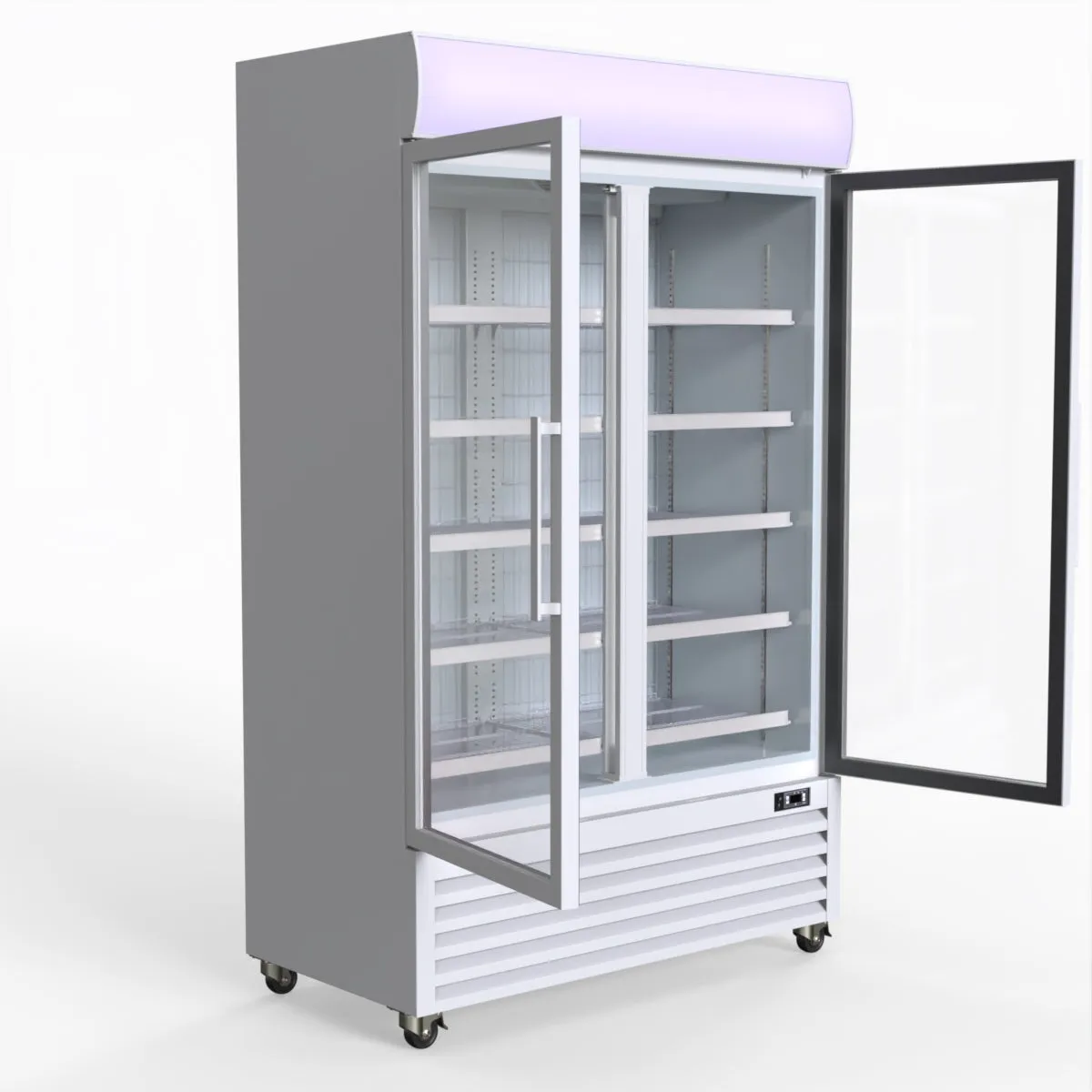 Thermaster 800L Upright Double Glass Door Freezer  LG-800PF
