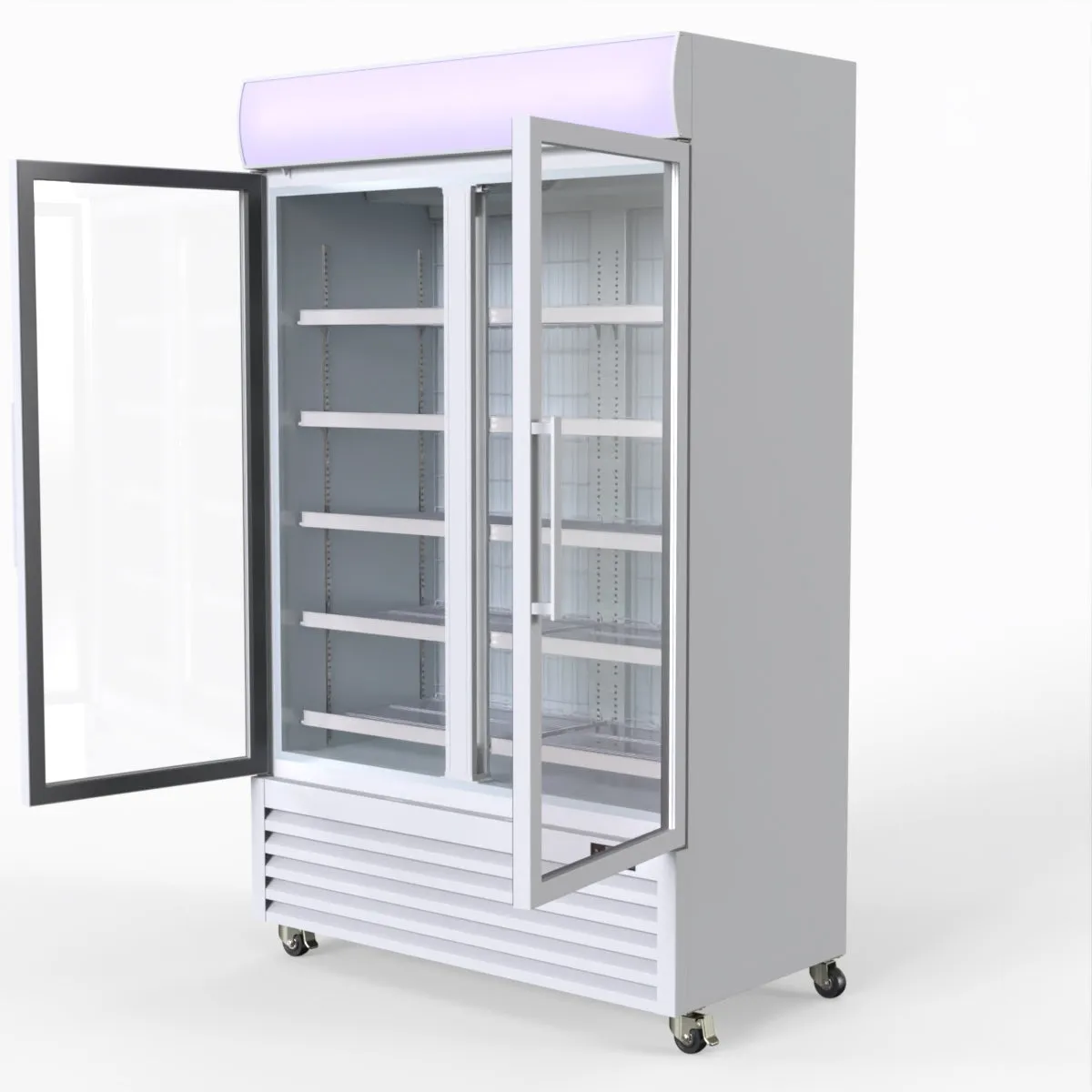 Thermaster 800L Upright Double Glass Door Freezer  LG-800PF