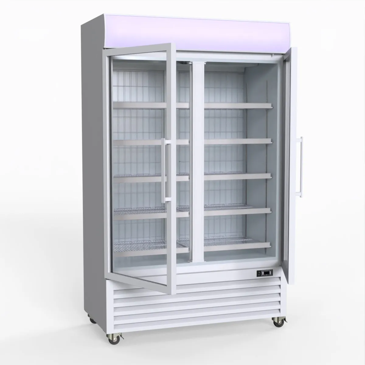 Thermaster 800L Upright Double Glass Door Freezer  LG-800PF