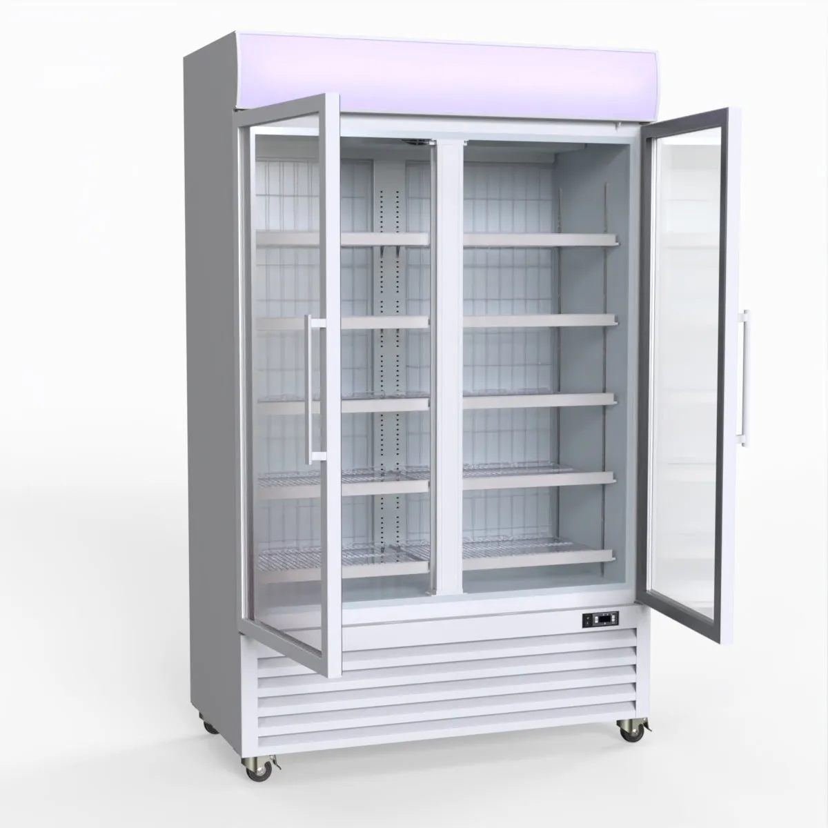 Thermaster 800L Upright Double Glass Door Freezer  LG-800PF