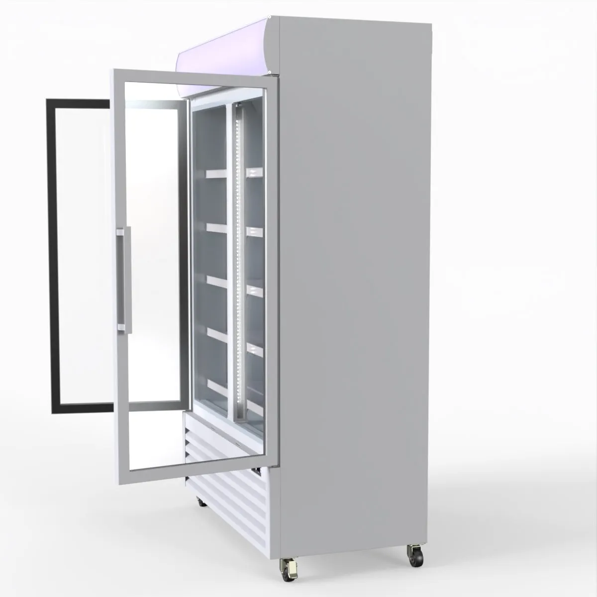 Thermaster 800L Upright Double Glass Door Freezer  LG-800PF