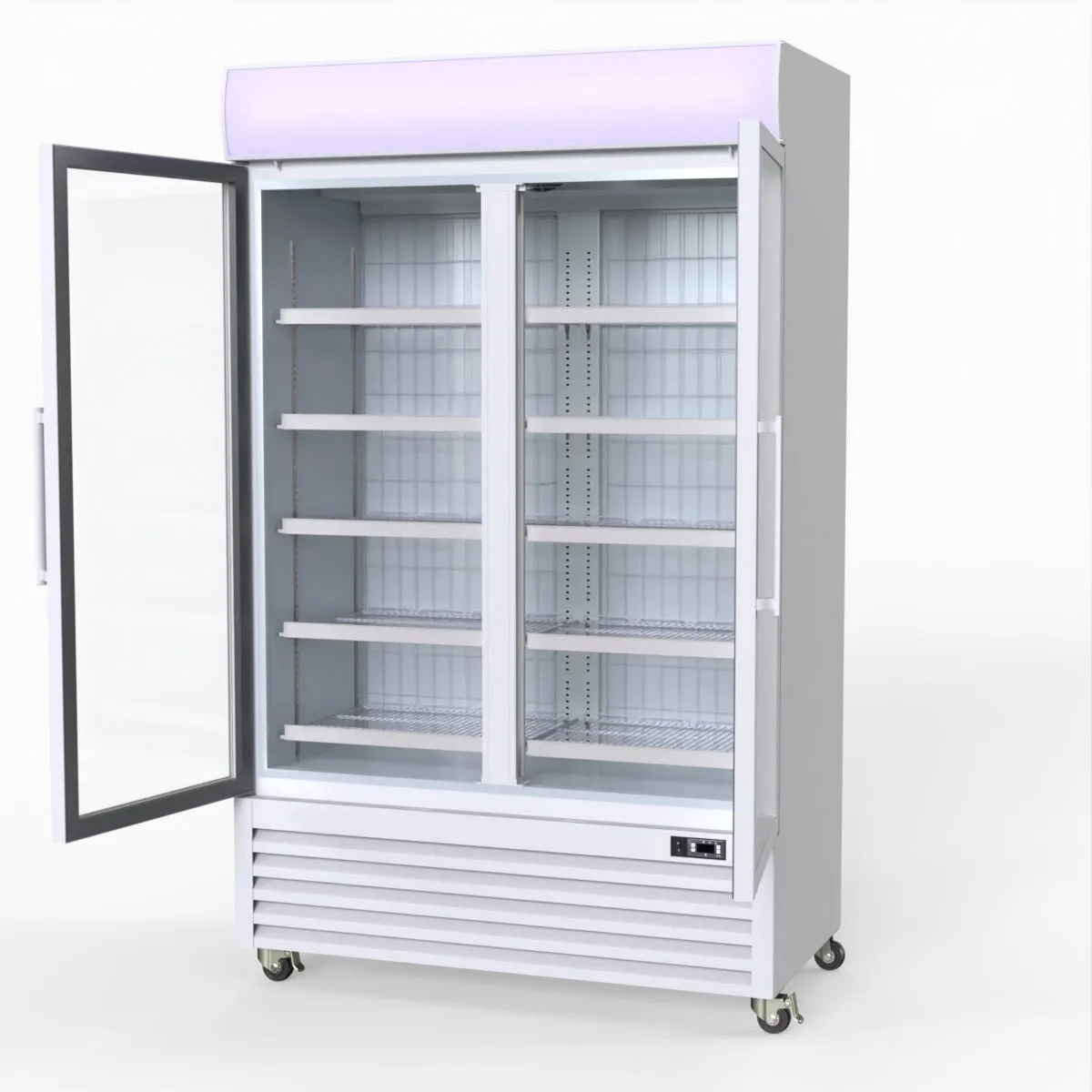 Thermaster 800L Upright Double Glass Door Freezer  LG-800PF