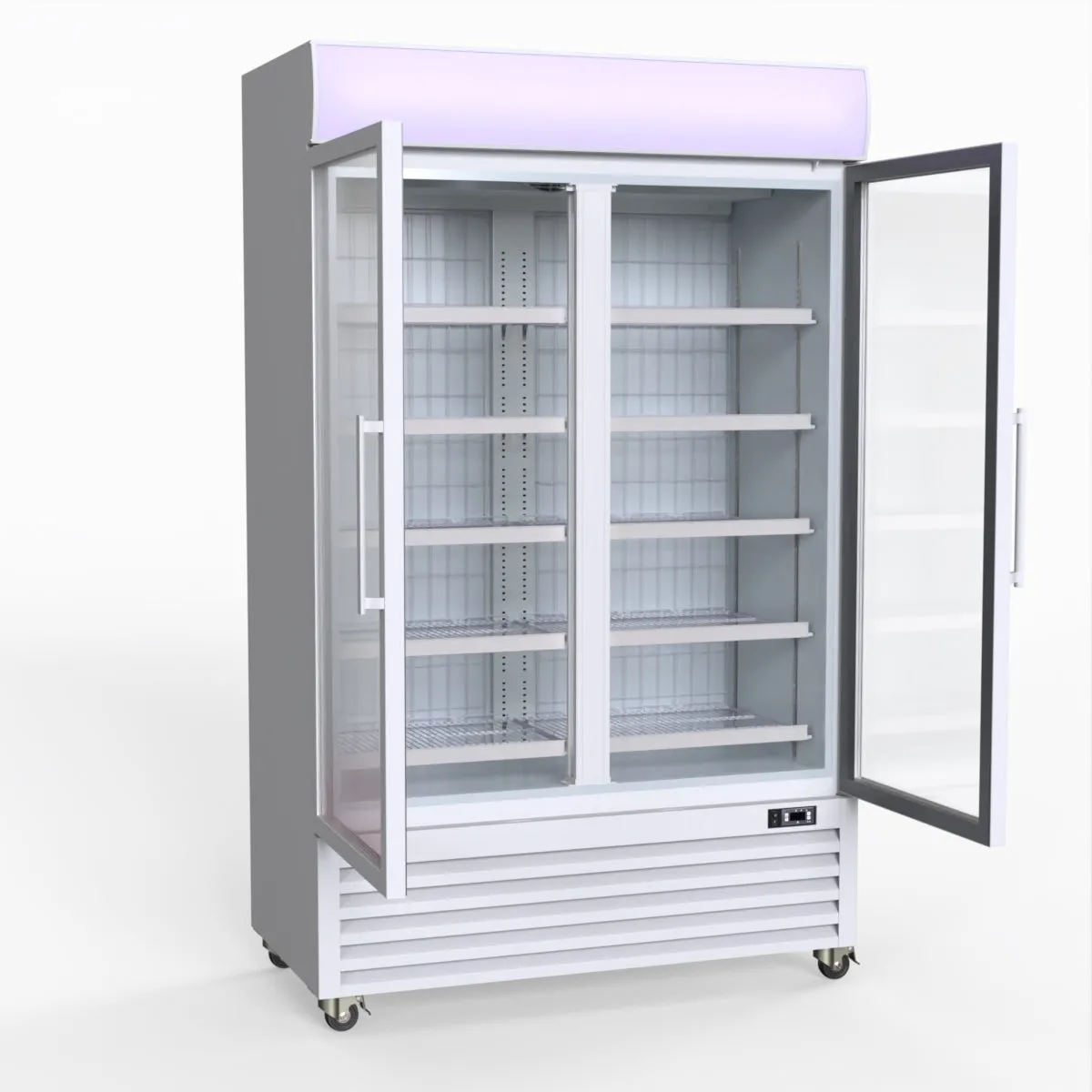 Thermaster 800L Upright Double Glass Door Freezer  LG-800PF