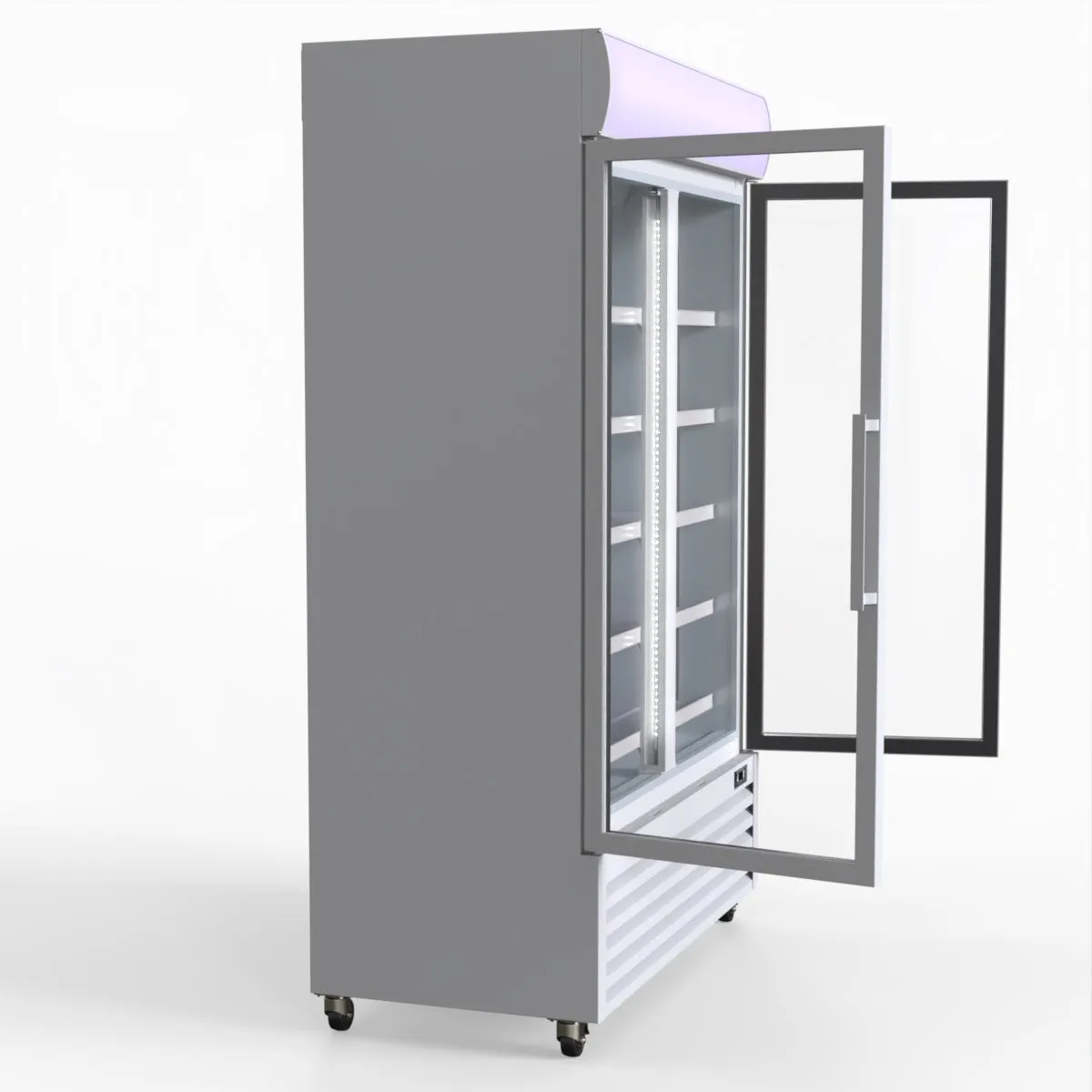 Thermaster 800L Upright Double Glass Door Freezer  LG-800PF