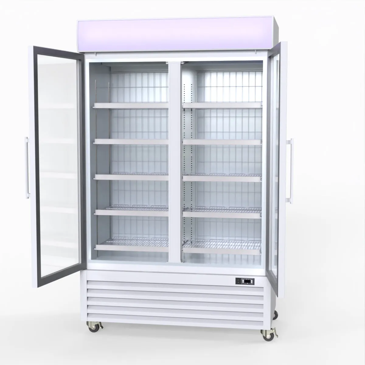 Thermaster 800L Upright Double Glass Door Freezer  LG-800PF