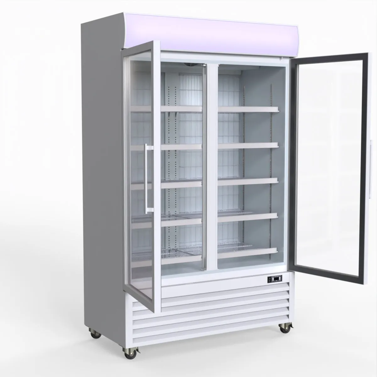 Thermaster 800L Upright Double Glass Door Freezer  LG-800PF