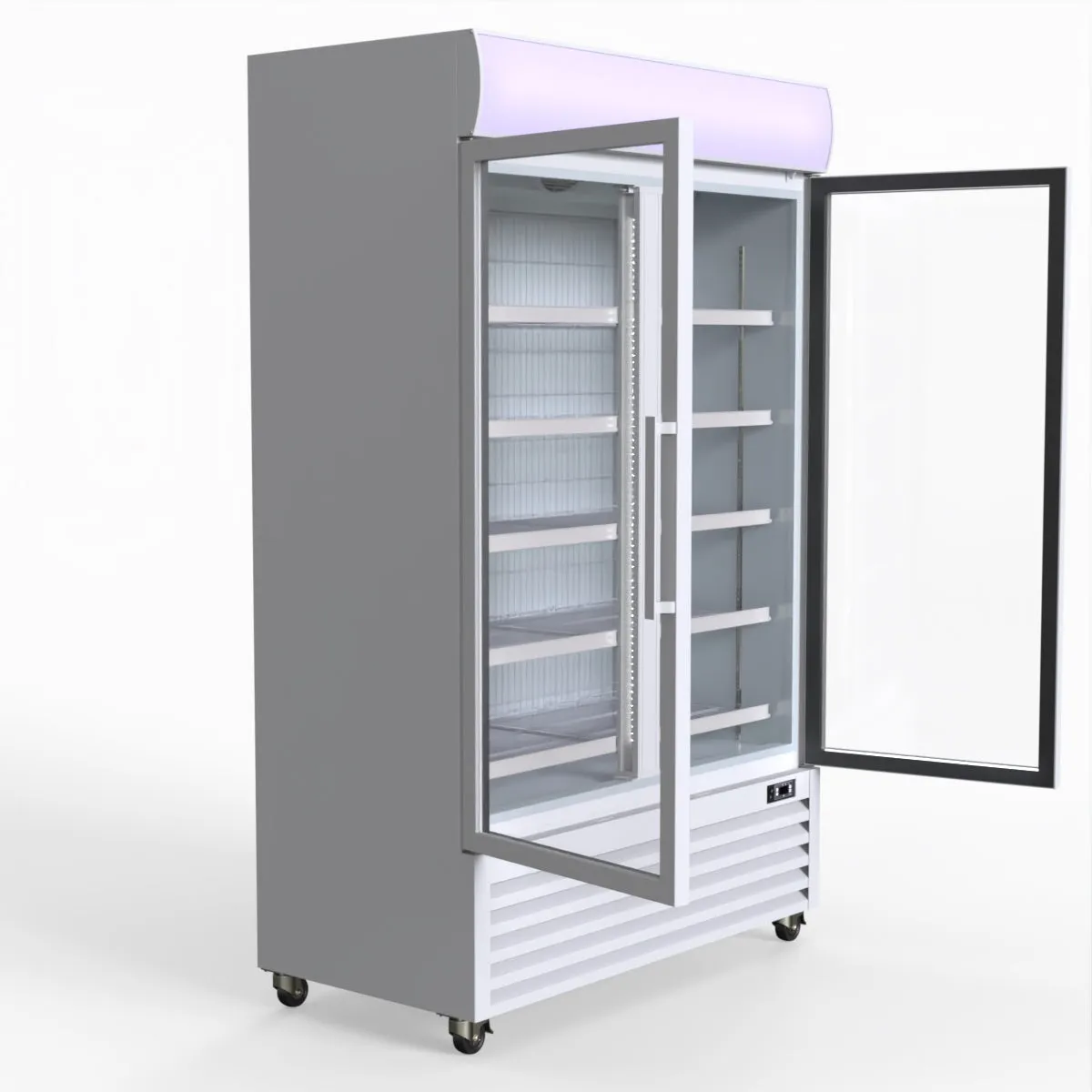 Thermaster 800L Upright Double Glass Door Freezer  LG-800PF
