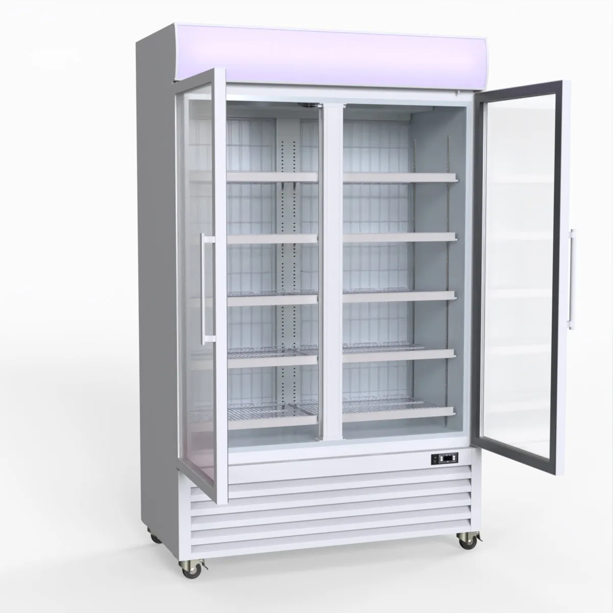 Thermaster 800L Upright Double Glass Door Freezer  LG-800PF