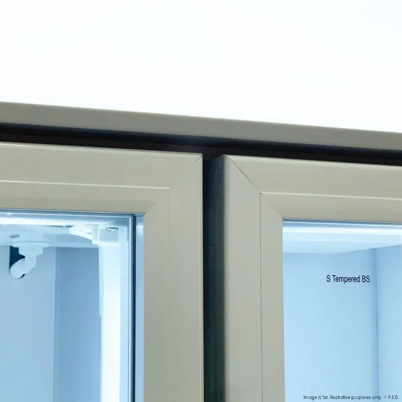 Thermaster 800L Upright Double Glass Door Freezer  LG-800PF