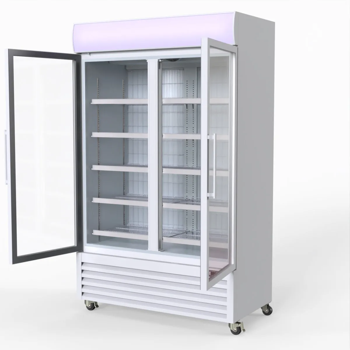 Thermaster 800L Upright Double Glass Door Freezer  LG-800PF
