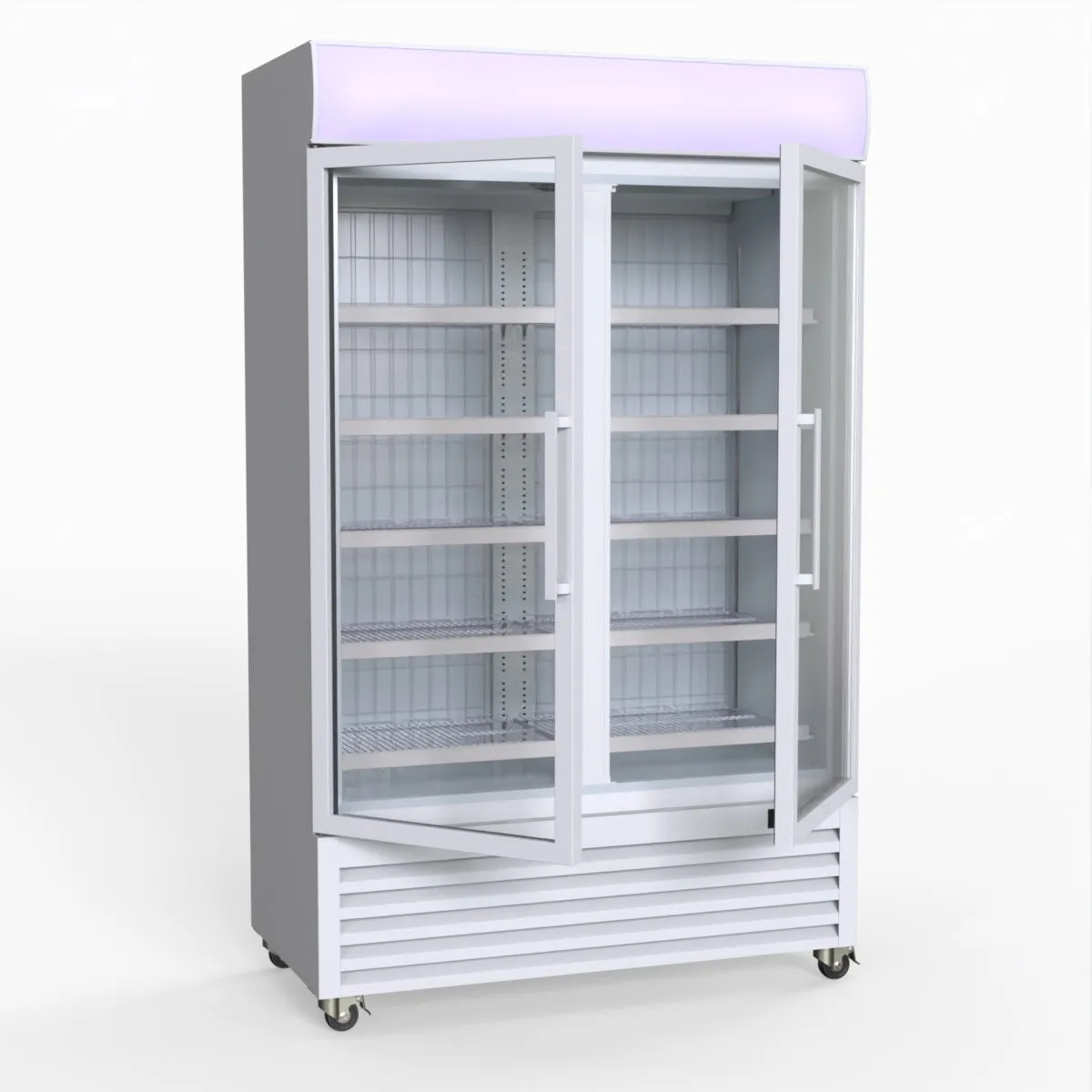 Thermaster 800L Upright Double Glass Door Freezer  LG-800PF