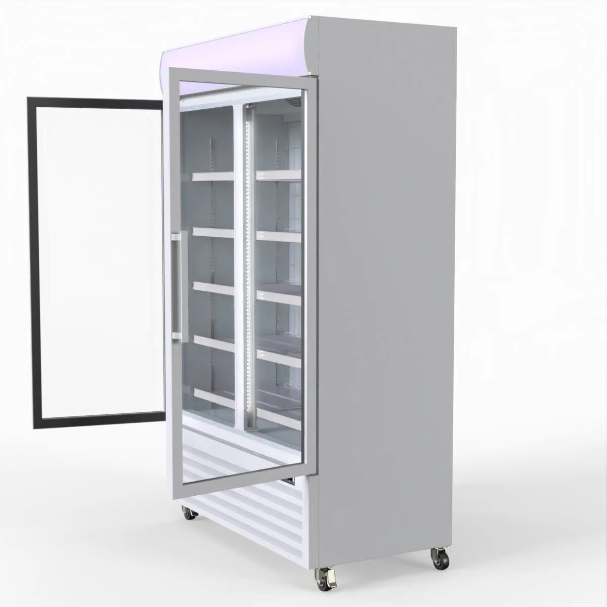 Thermaster 800L Upright Double Glass Door Freezer  LG-800PF