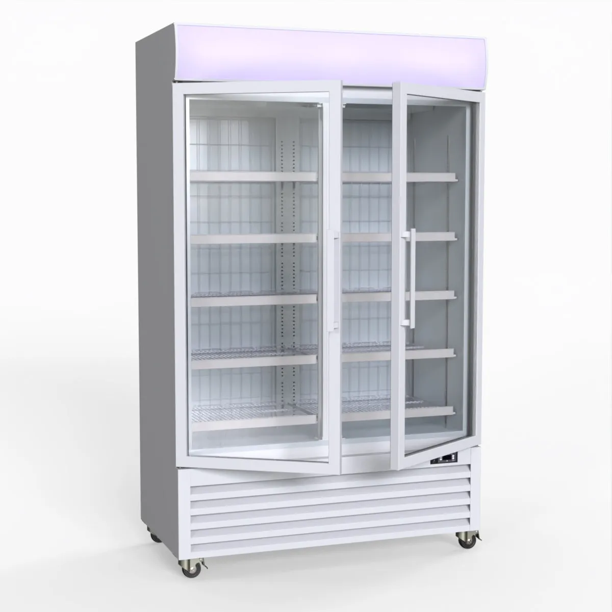 Thermaster 800L Upright Double Glass Door Freezer  LG-800PF