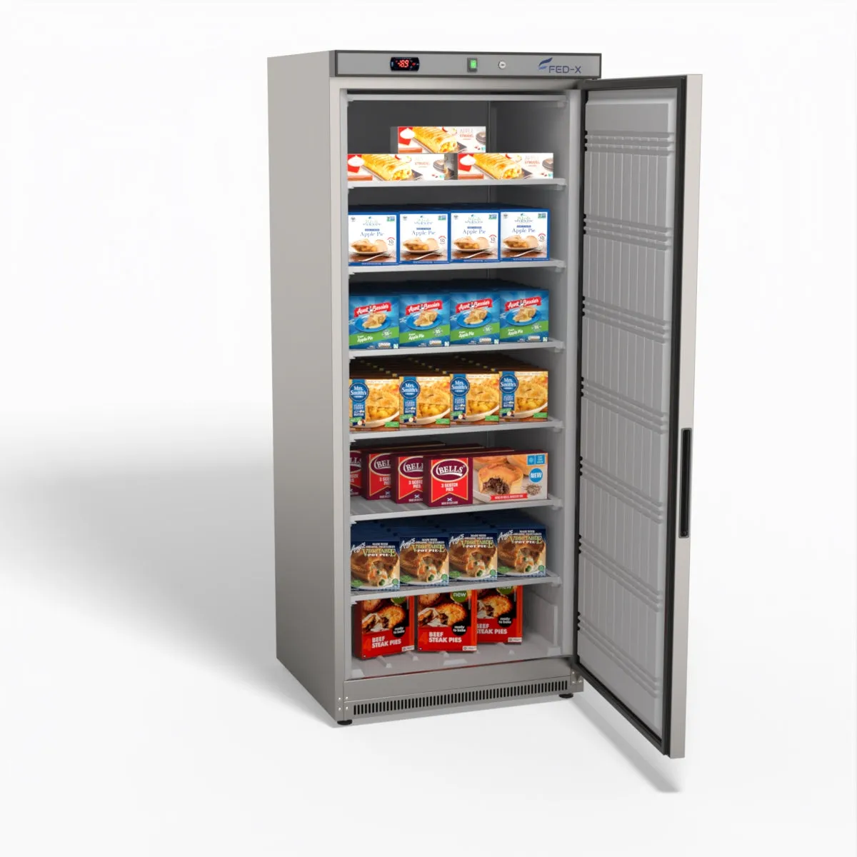 Thermaster Stainless Steel Uprighht Static Freezer XF600SS