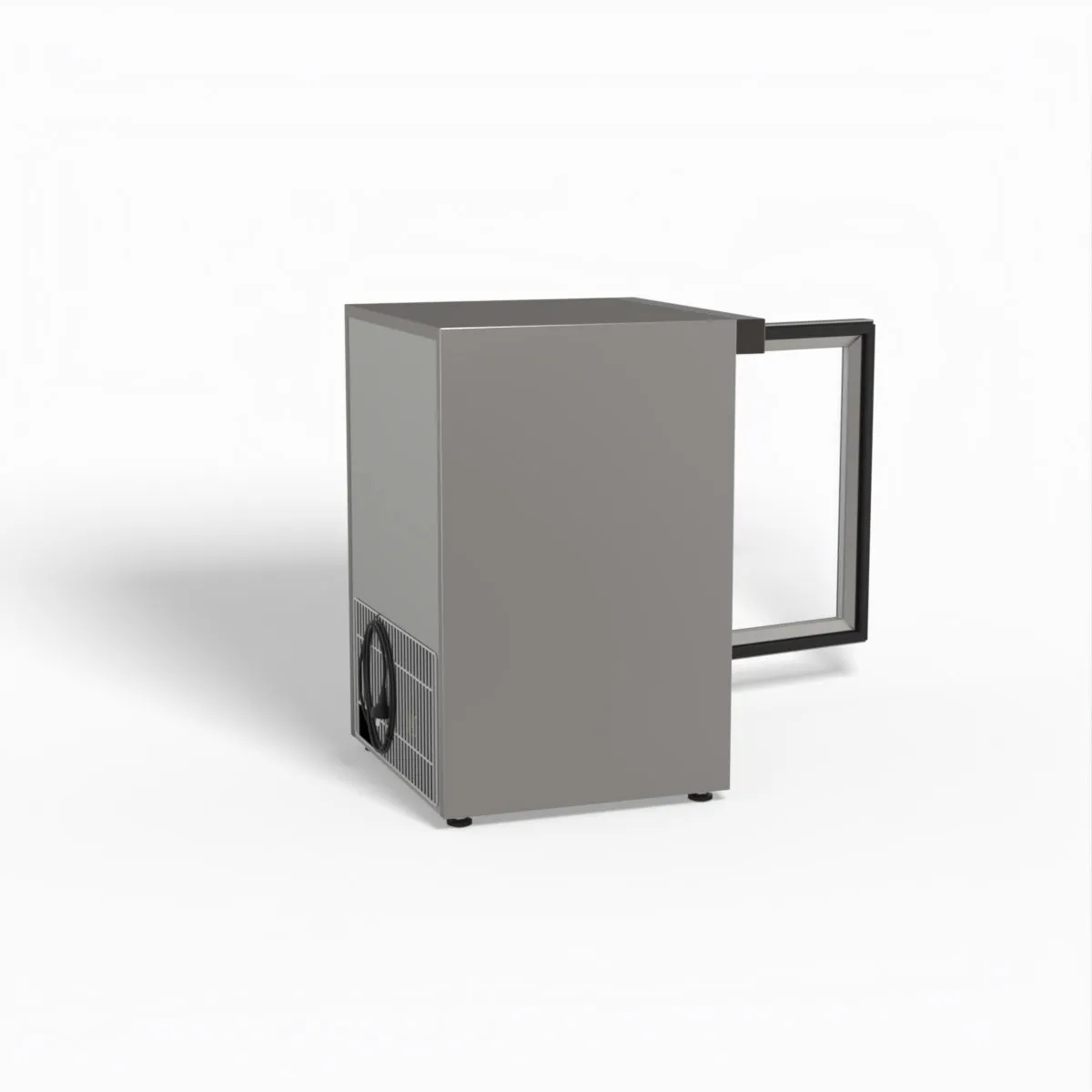 Thermaster Stainless Steel Upright Static Display Freezer XF200SG