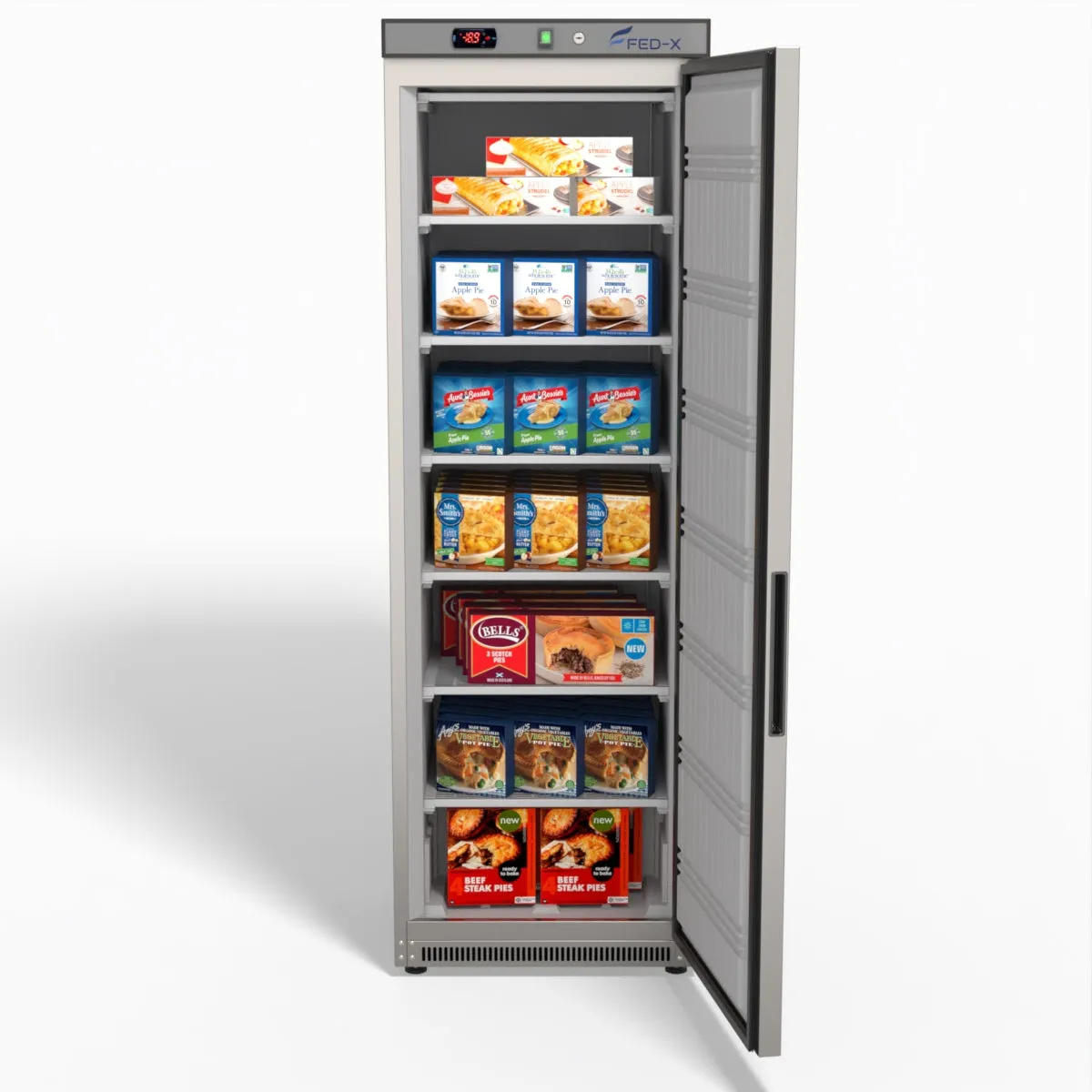 Thermaster Stainless Steel Upright Static Freezer XF400SS