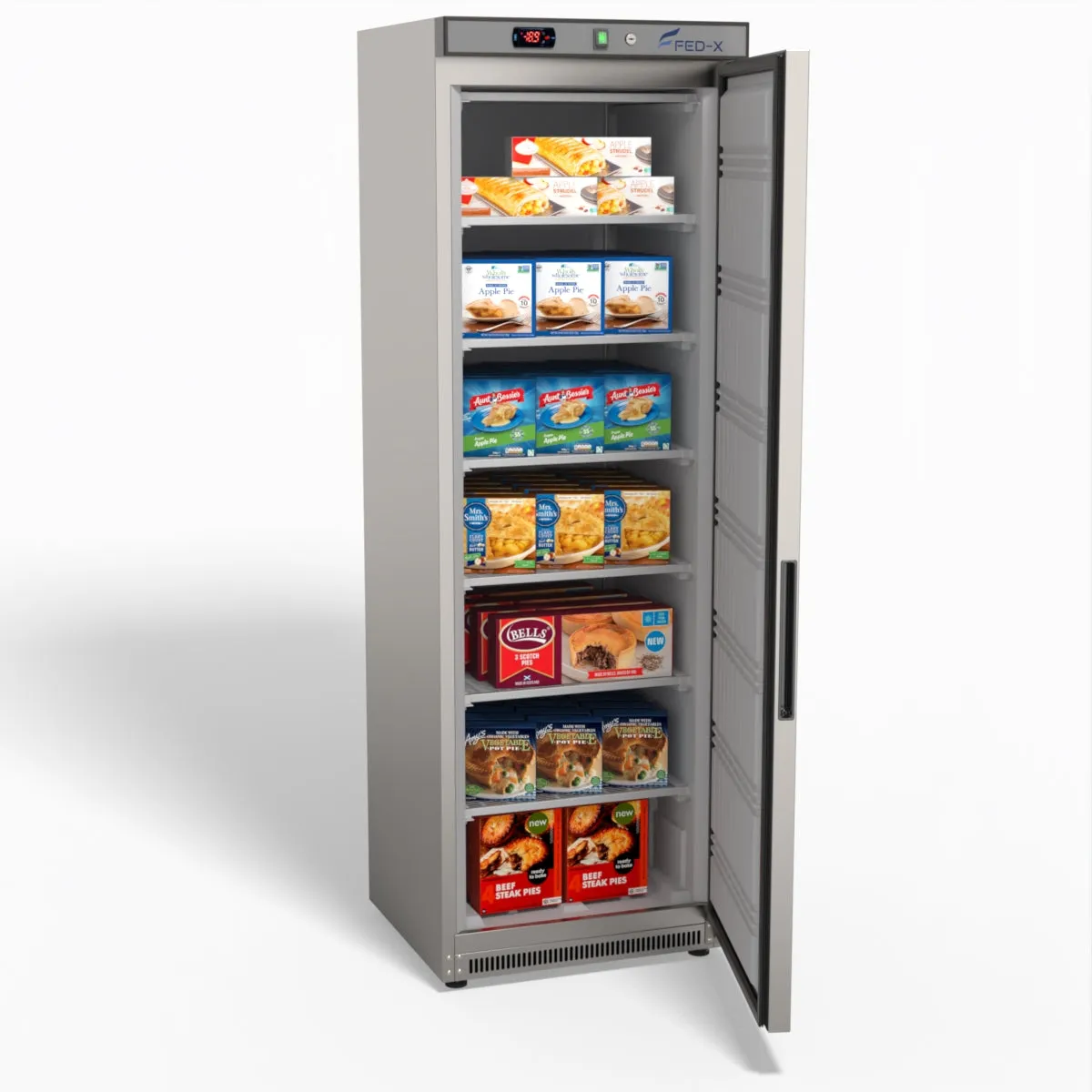 Thermaster Stainless Steel Upright Static Freezer XF400SS