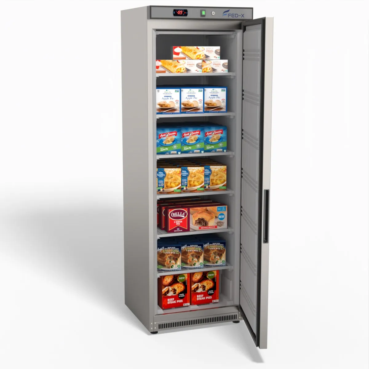 Thermaster Stainless Steel Upright Static Freezer XF400SS