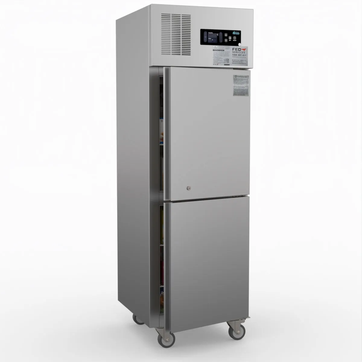 Thermaster Tropical 2 X  Door Ss Freezer SUF500
