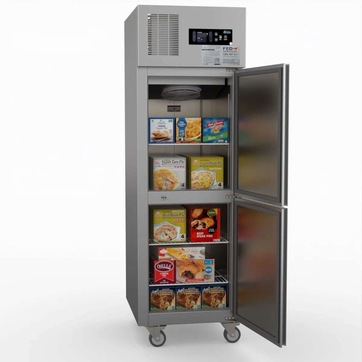 Thermaster Tropical 2 X  Door Ss Freezer SUF500