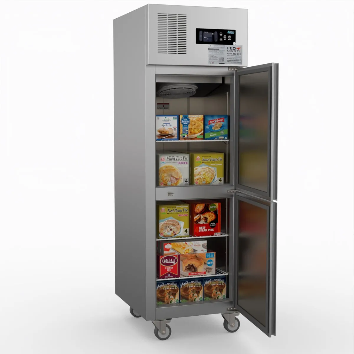 Thermaster Tropical 2 X  Door Ss Freezer SUF500