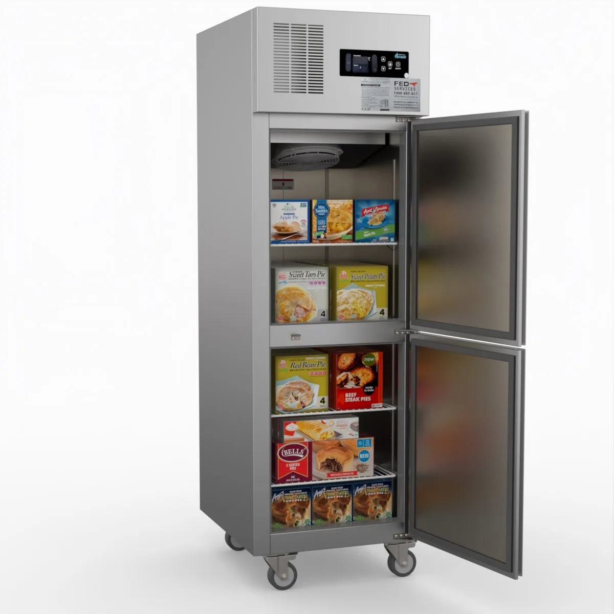 Thermaster Tropical 2 X  Door Ss Freezer SUF500