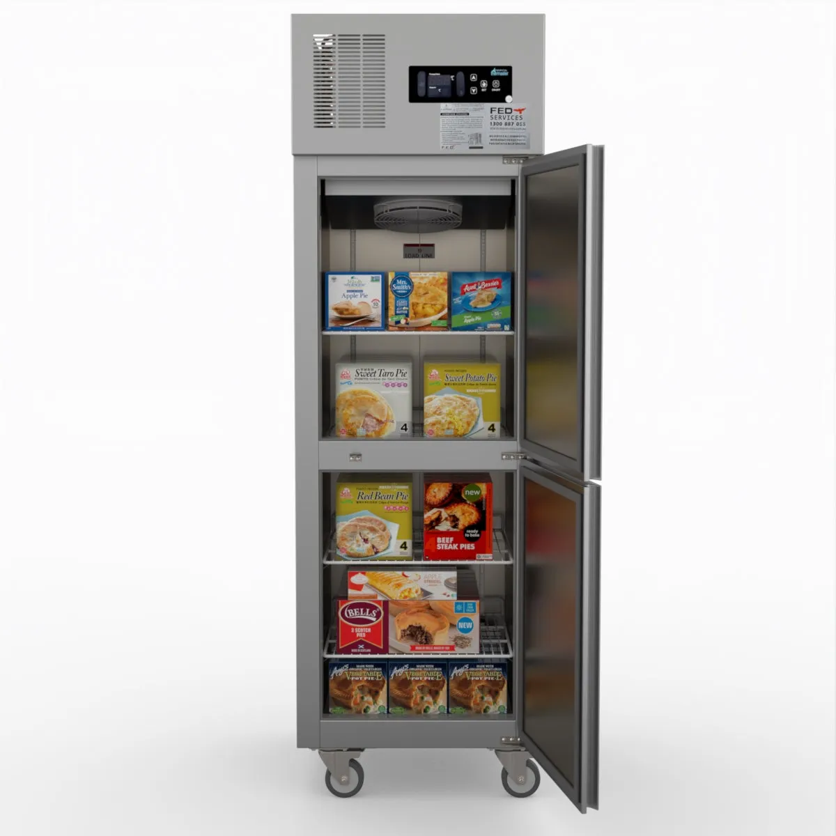 Thermaster Tropical 2 X  Door Ss Freezer SUF500