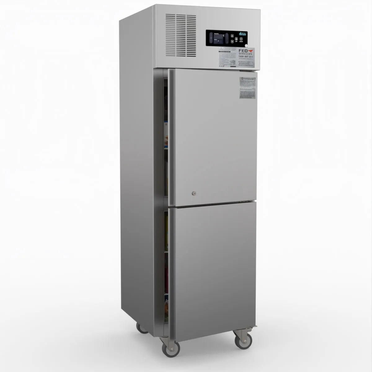 Thermaster Tropical 2 X  Door Ss Freezer SUF500