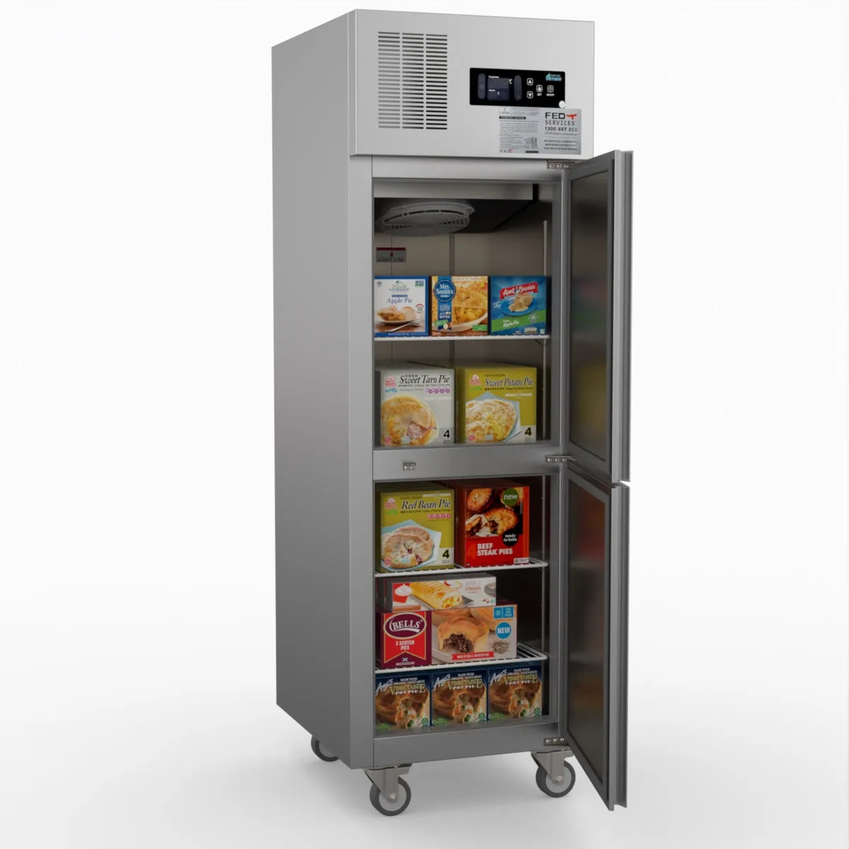 Thermaster Tropical 2 X  Door Ss Freezer SUF500
