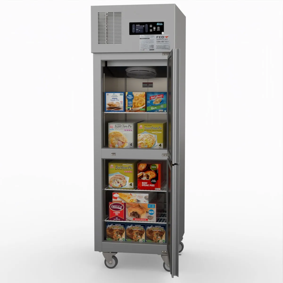 Thermaster Tropical 2 X  Door Ss Freezer SUF500