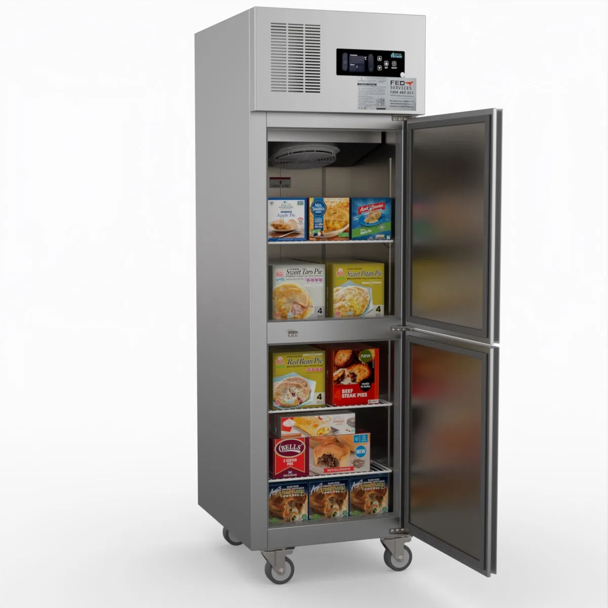 Thermaster Tropical 2 X  Door Ss Freezer SUF500