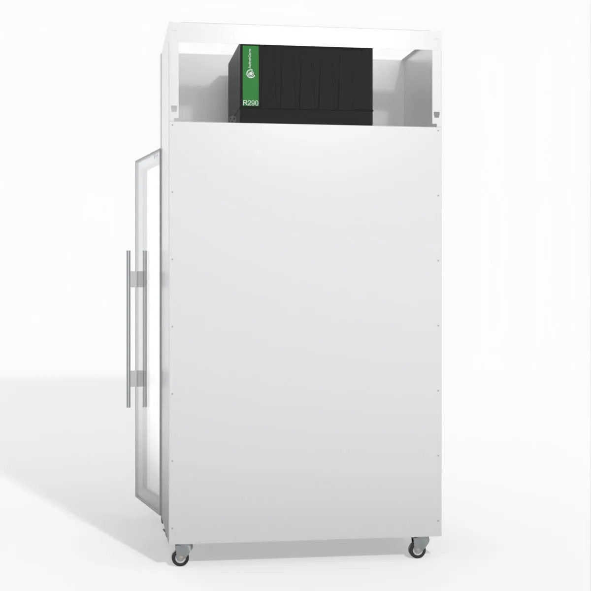 TMF1000N-A Ice 2 1 Glass Door Upright Display or Storage Freezer