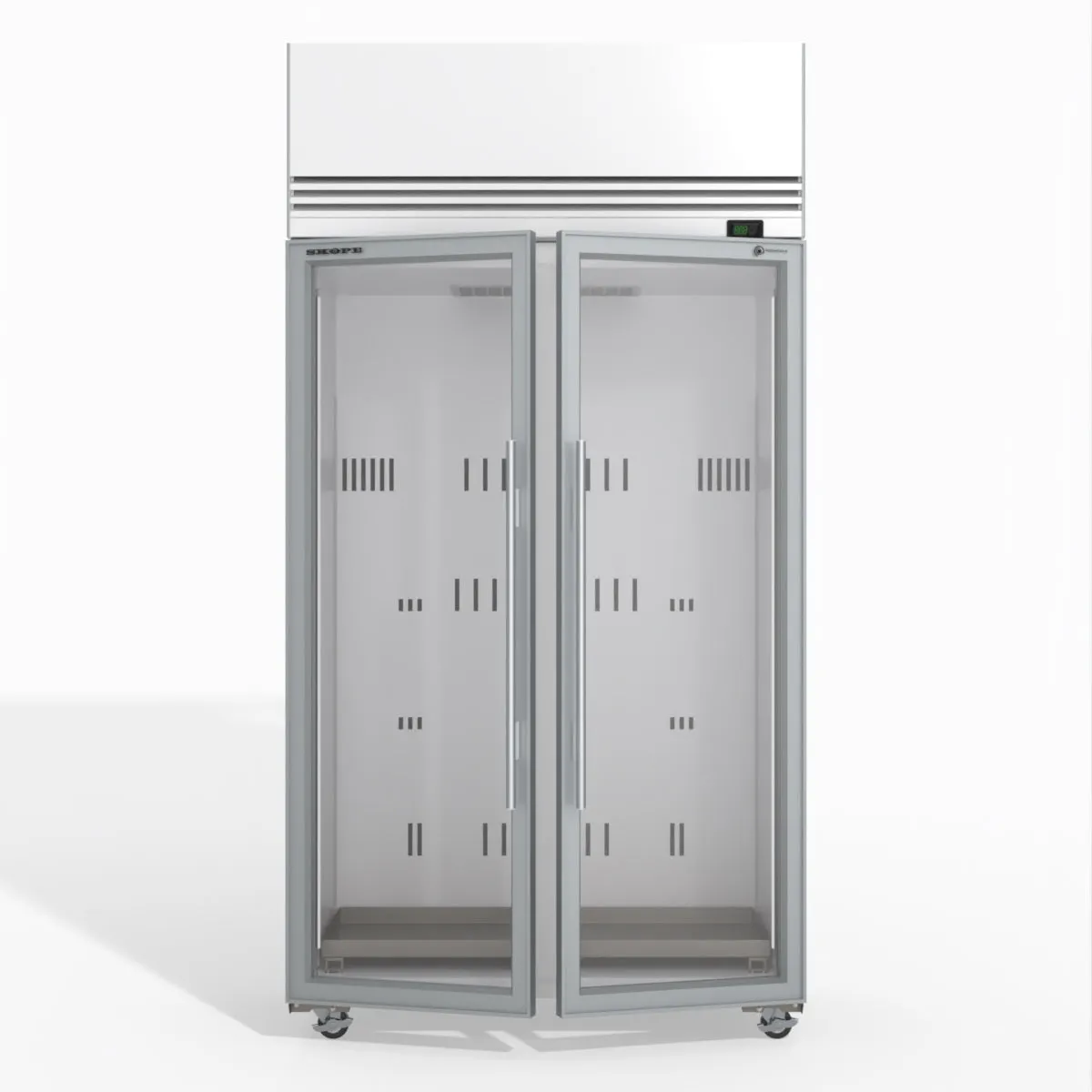 TMF1000N-A Ice 2 1 Glass Door Upright Display or Storage Freezer