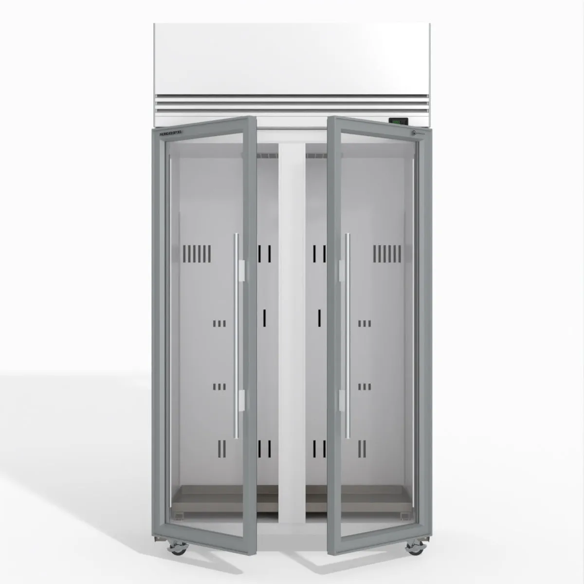 TMF1000N-A Ice 2 1 Glass Door Upright Display or Storage Freezer