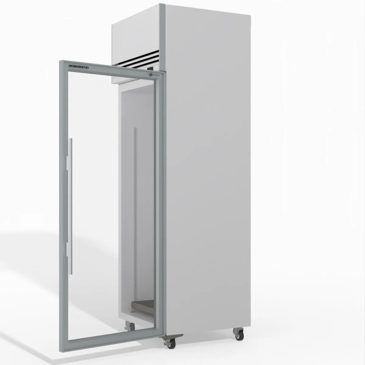 TMF650N-Ice 1 Glass Door Upright Display or Storage Freezer