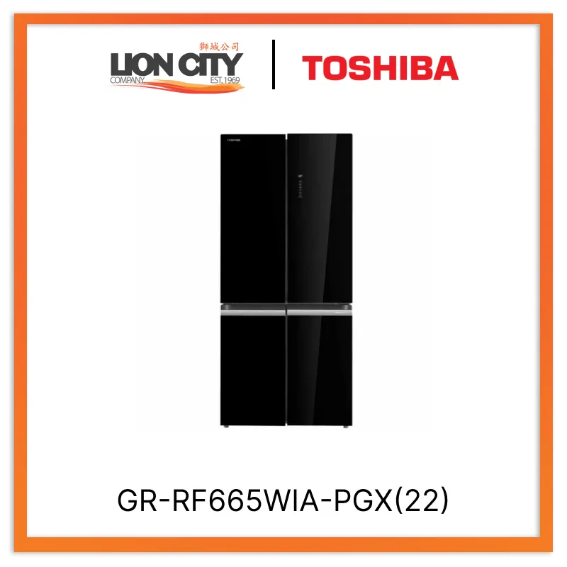 TOSHIBA GR-RF665WIA-PGX(22) 515L French Door Fridge