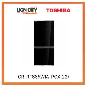 TOSHIBA GR-RF665WIA-PGX(22) 515L French Door Fridge