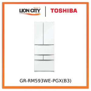 Toshiba GR-RM593WE-PGX(B3) 451L Multi Door Fridge