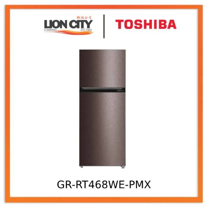 Toshiba GR-RT468WE-PMX(37) 339L 2 Doors Fridge