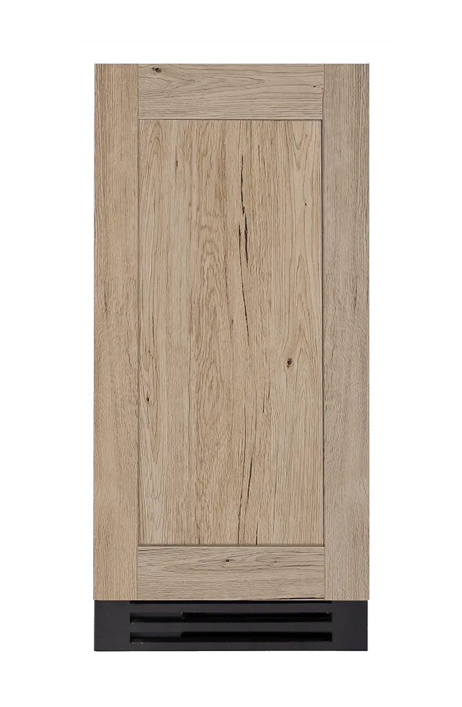 True Residential TUI15LOPD 15 Inch Overlay Panel Door Left Hinge Clear Ice Machine