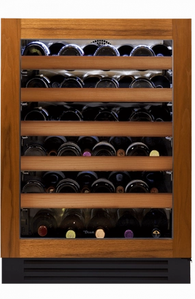 True Residential TUWADA24LGAO 24 Inch Single Zone Overlay Glass Door Left Hinge Ada Height Undercounter Wine Cabinet