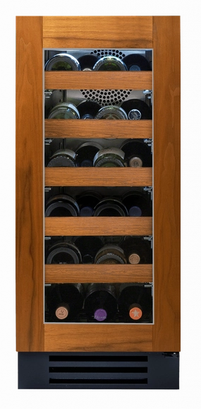 True Residential TWC15ROGC 15 Inch Single Zone Overlay Glass Door Right Hinge Undercounter Wine Cabinet
