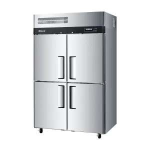 Turbo Air Upright 4 Half Door Top Mount Freezer