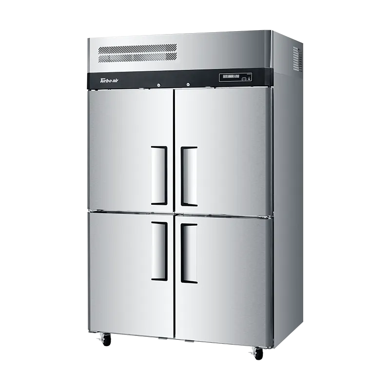 Turbo Air Upright 4 Half Door Top Mount Freezer