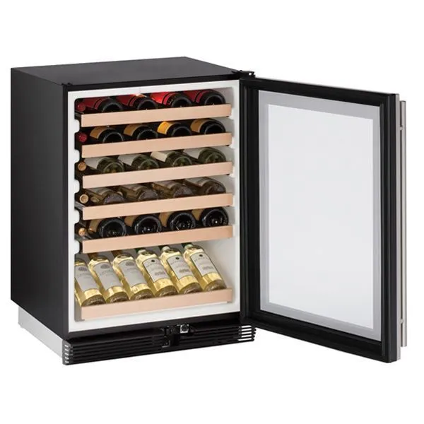U-Line U1024WCS00B 1024Wc 24" Wine Refrigerator With Stainless Frame Finish (115 V/60 Hz Volts /60 Hz Hz)