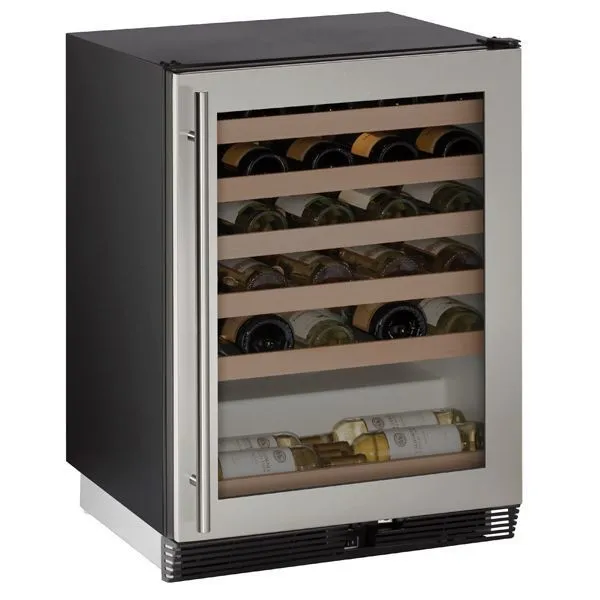 U-Line U1024WCS00B 1024Wc 24" Wine Refrigerator With Stainless Frame Finish (115 V/60 Hz Volts /60 Hz Hz)