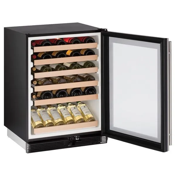 U-Line U1024WCS00B 1024Wc 24" Wine Refrigerator With Stainless Frame Finish (115 V/60 Hz Volts /60 Hz Hz)